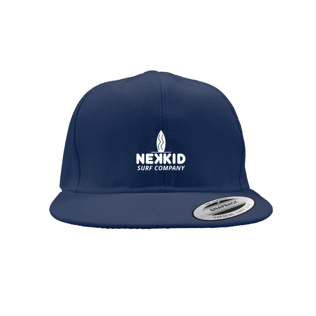 White Nekkid Surf Company Snapback