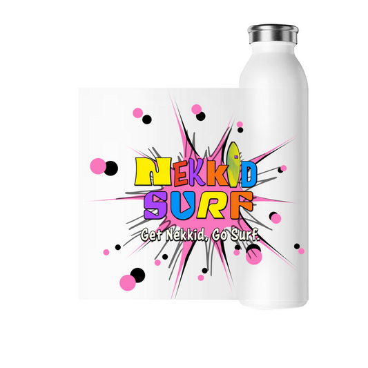 Nekkid Splatter Water Bottle