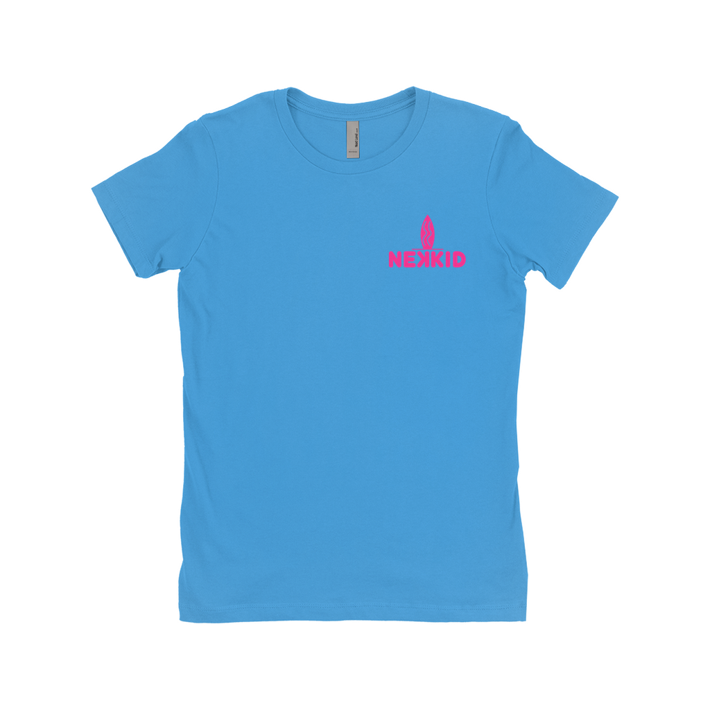 Ladies Surfing Makes Me Happy Tee