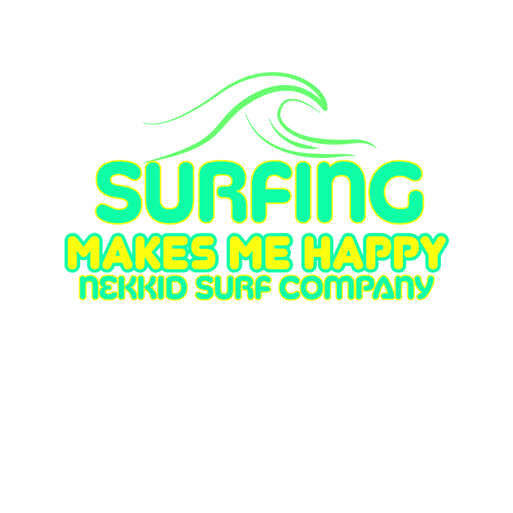 Women's Surfing Makes Me Happy T-Shirt