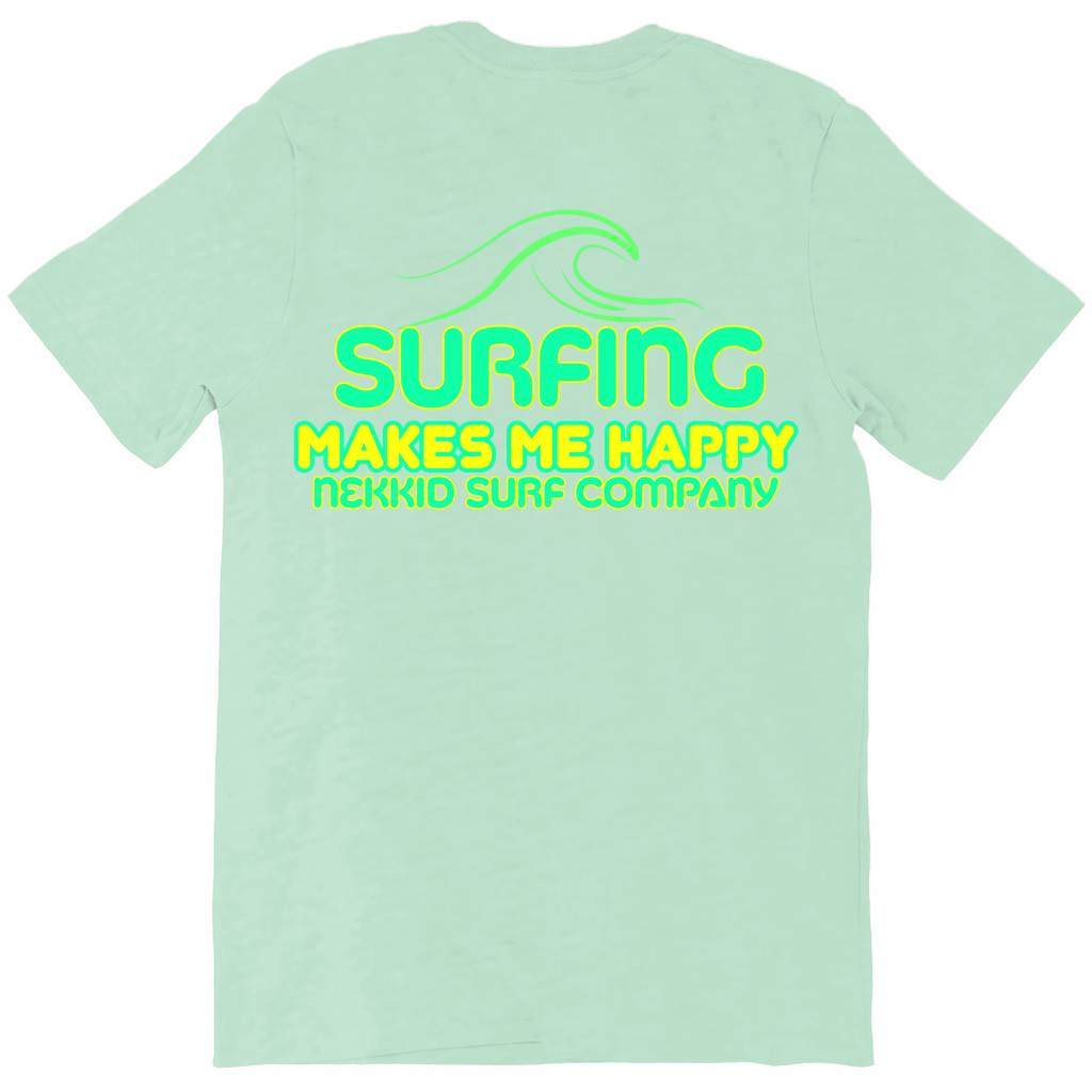 Surfing Makes Me Happy Seafoam Shortie