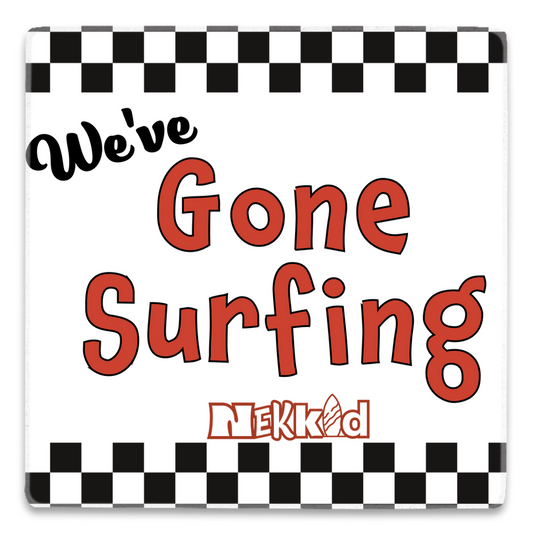 Gone Surfing Acrylic Magnet